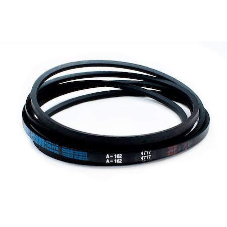 D&D A162 Classical V-Belt, 164 in Outside Length, 1/2 in Top Width, 1 Ribs A162